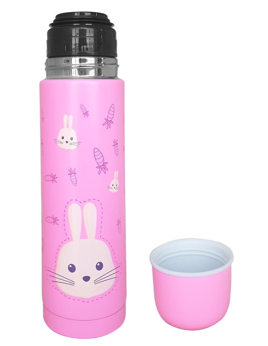 Termo de acero inoxidable con tapa rosca 500 ml 2