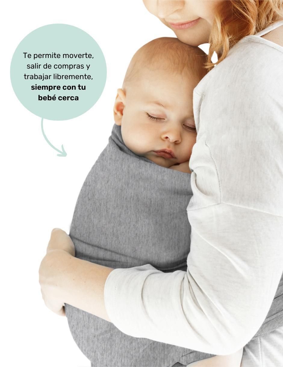 Fular para bebé de hasta 13 kg 2