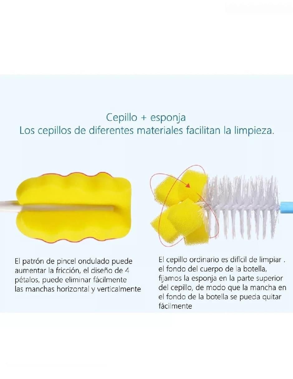 Set cepillo limpieza con cerdas rígidas 3