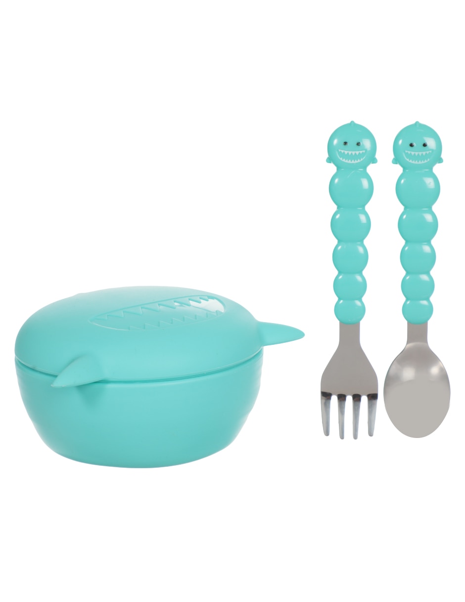 Set alimentación de plástico 3 piezas