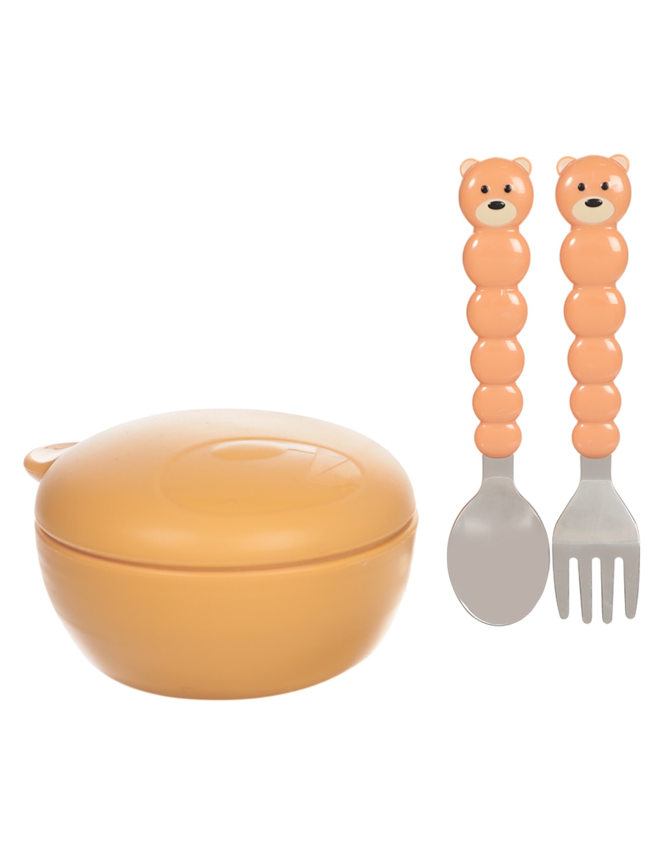 Set alimentación de plástico 3 piezas