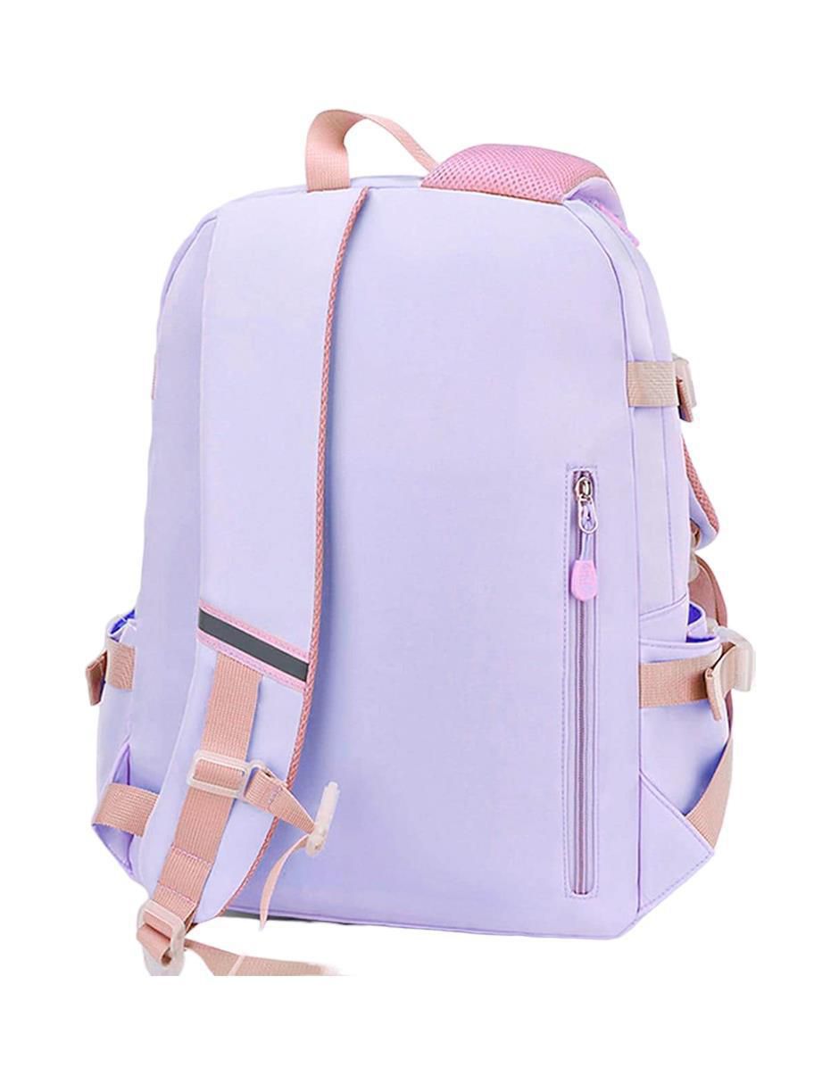 Mochila escolar Genérica Escolar Conejito impermeable unisex