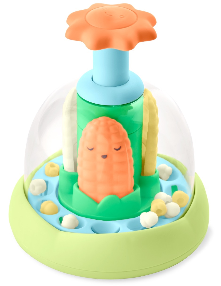 Farmstand Push & Spin Baby Toy juego didáctico infantil unisex 3