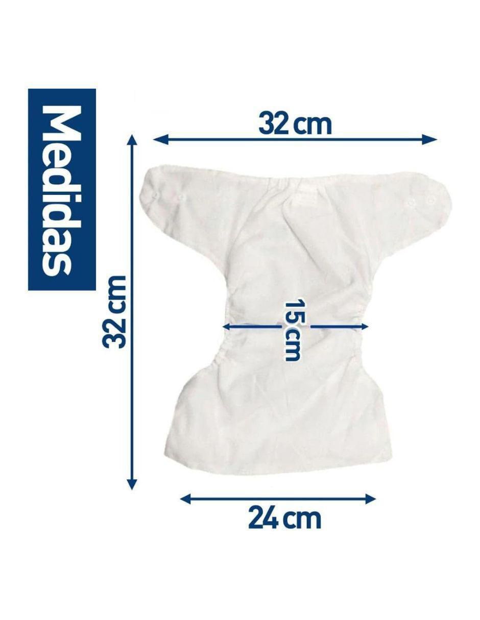 Pañal ecológico de tela etapa 1 bebé unisex con 6 piezas 7