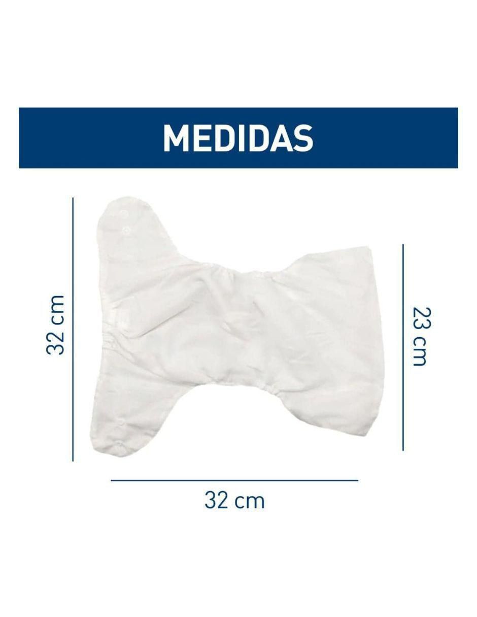 Pañal ecológico de tela etapa 1 unisex con 6 piezas 5