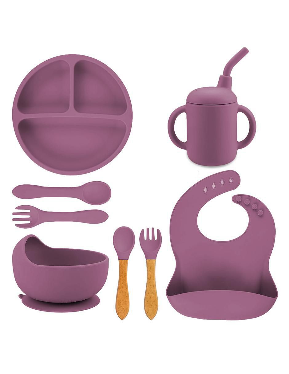 Set de baberos de silicón Set de baberos de silicón