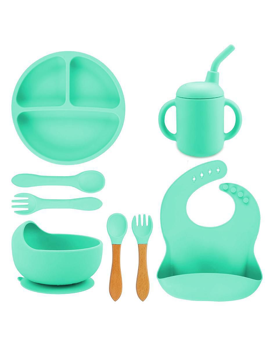 Set de baberos de silicón