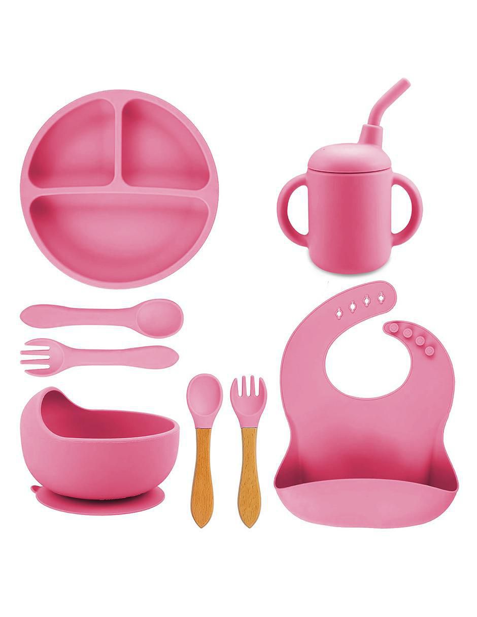 Set de baberos de silicón Set de baberos de silicón
