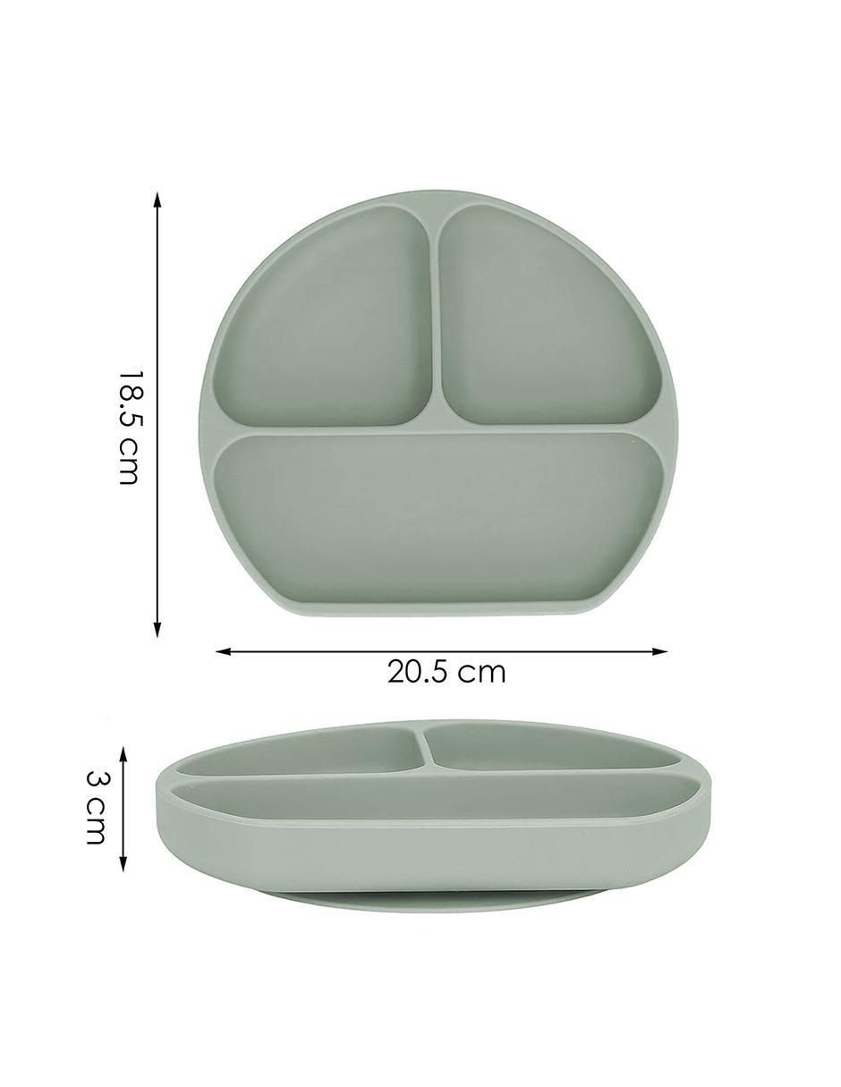 Set babero aquila sin licencia "estampado" liso "de" silicón
