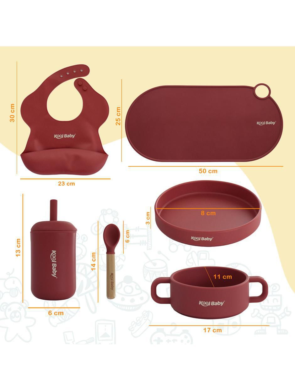 Set alimentación de silicona 6 piezas 4