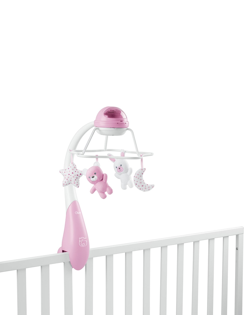 Móvil first dreams rainbow cot mobile pink 2