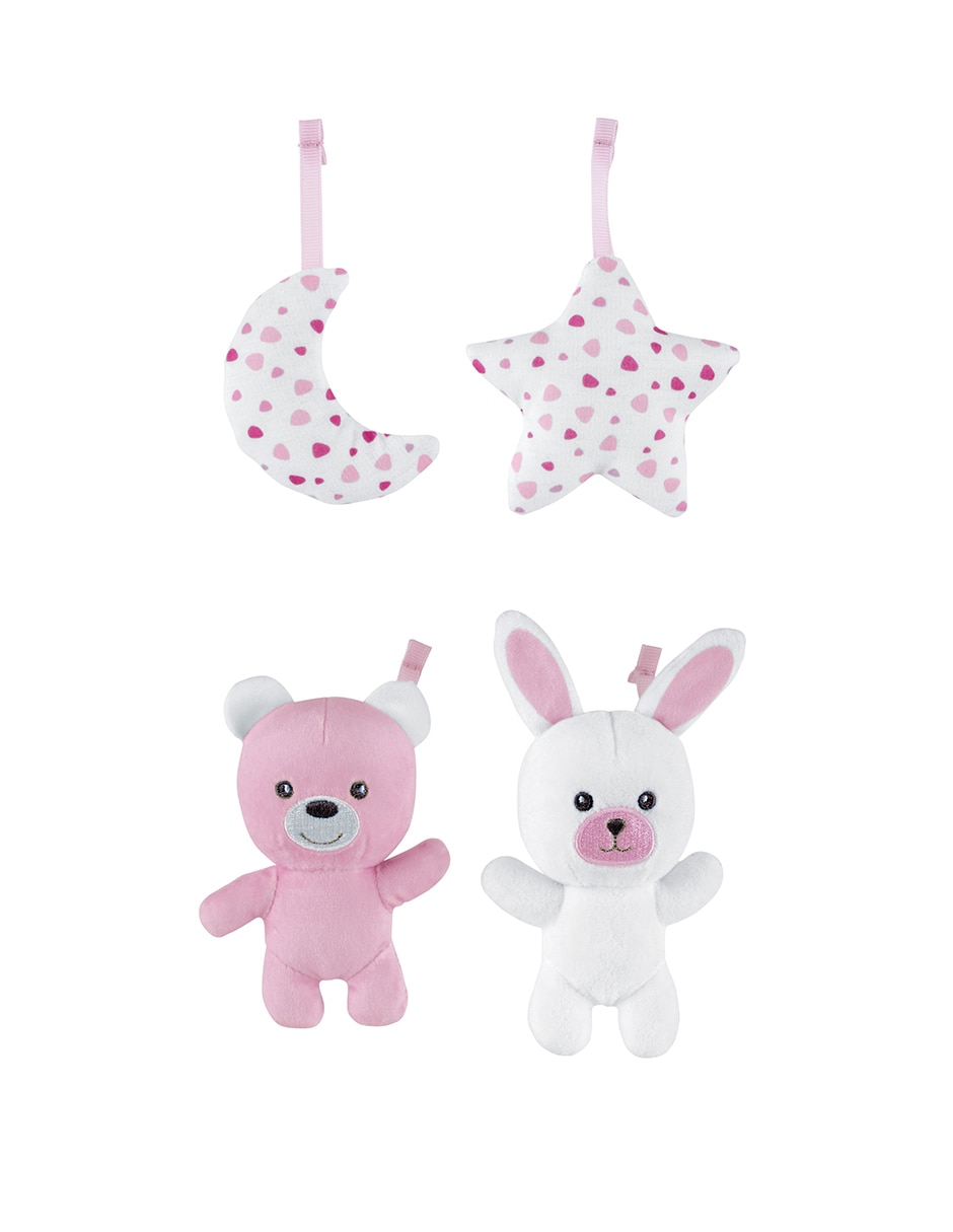 Móvil first dreams rainbow cot mobile pink 5