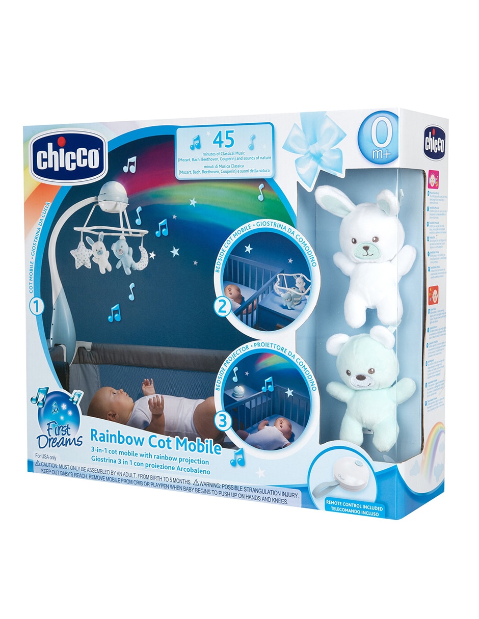Móvil first dreams rainbow cot mobile blue 6