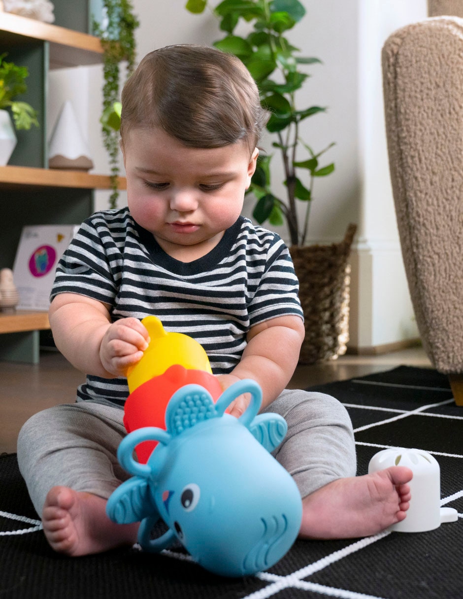 Vasos Apilables Stack & Stream Con Opus Ocean Explorers juego didáctico infantil unisex 3