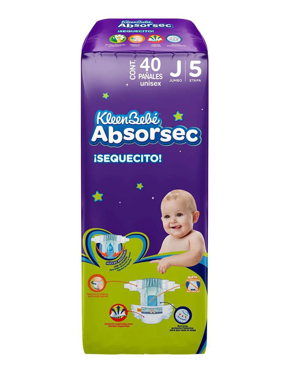 Pañales bebé etapa 5 bebé unisex con 40 piezas 3