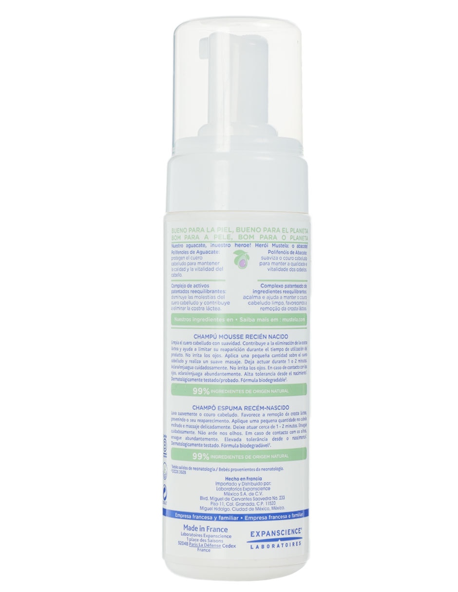 shampoo recién nacido 150ml 3