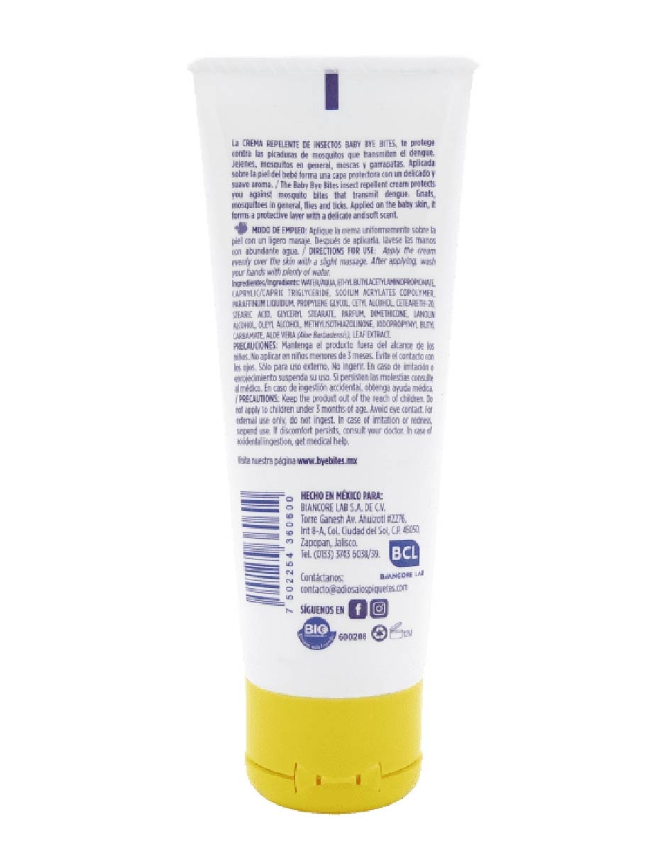 Crema repelente para bebé 75 ml 4