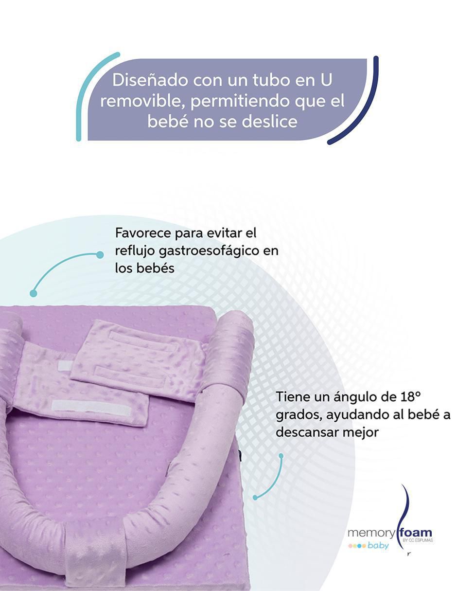 Cojín antireflujo memory foam baby sin familia sin temática