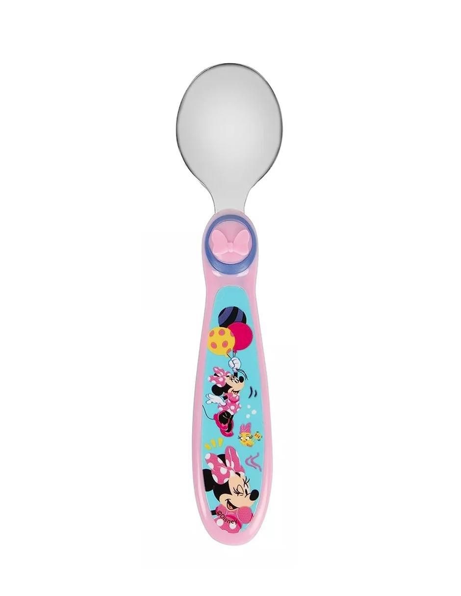 Cubiertos Infantiles de Silicona - Baby Mango Corto Juego de Spork de Acero  Inox 316 Zhivalor BST3021115-1