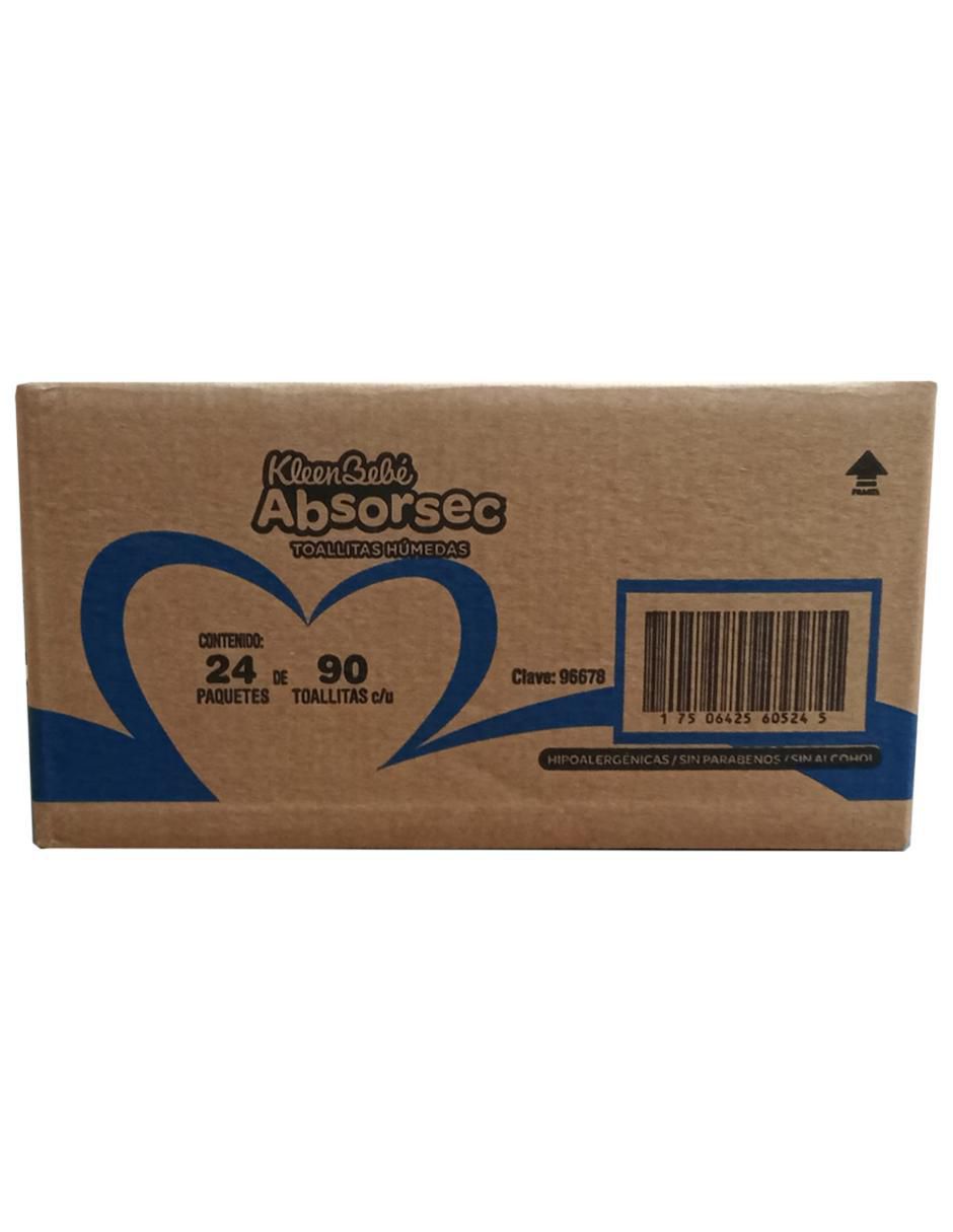 Toallas húmedas Absorsec 24 piezas 2
