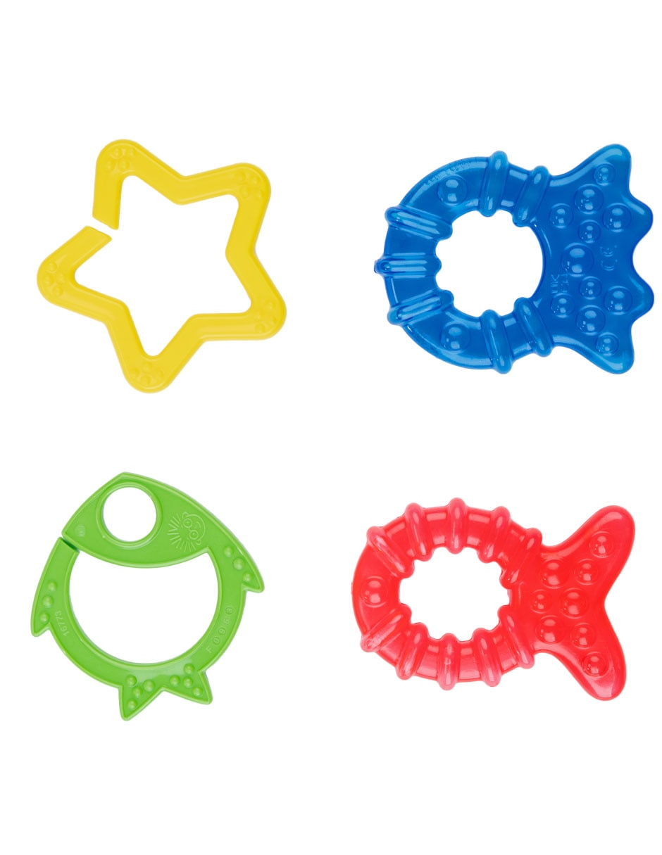 Juguete mordedera Ocean Explorers 4 piezas