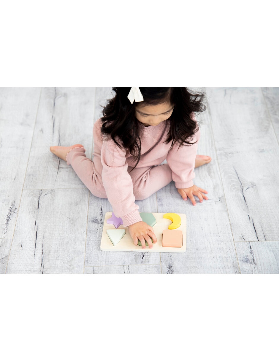 Rompecabezas de Figuras de Madera juego didáctico infantil unisex 12