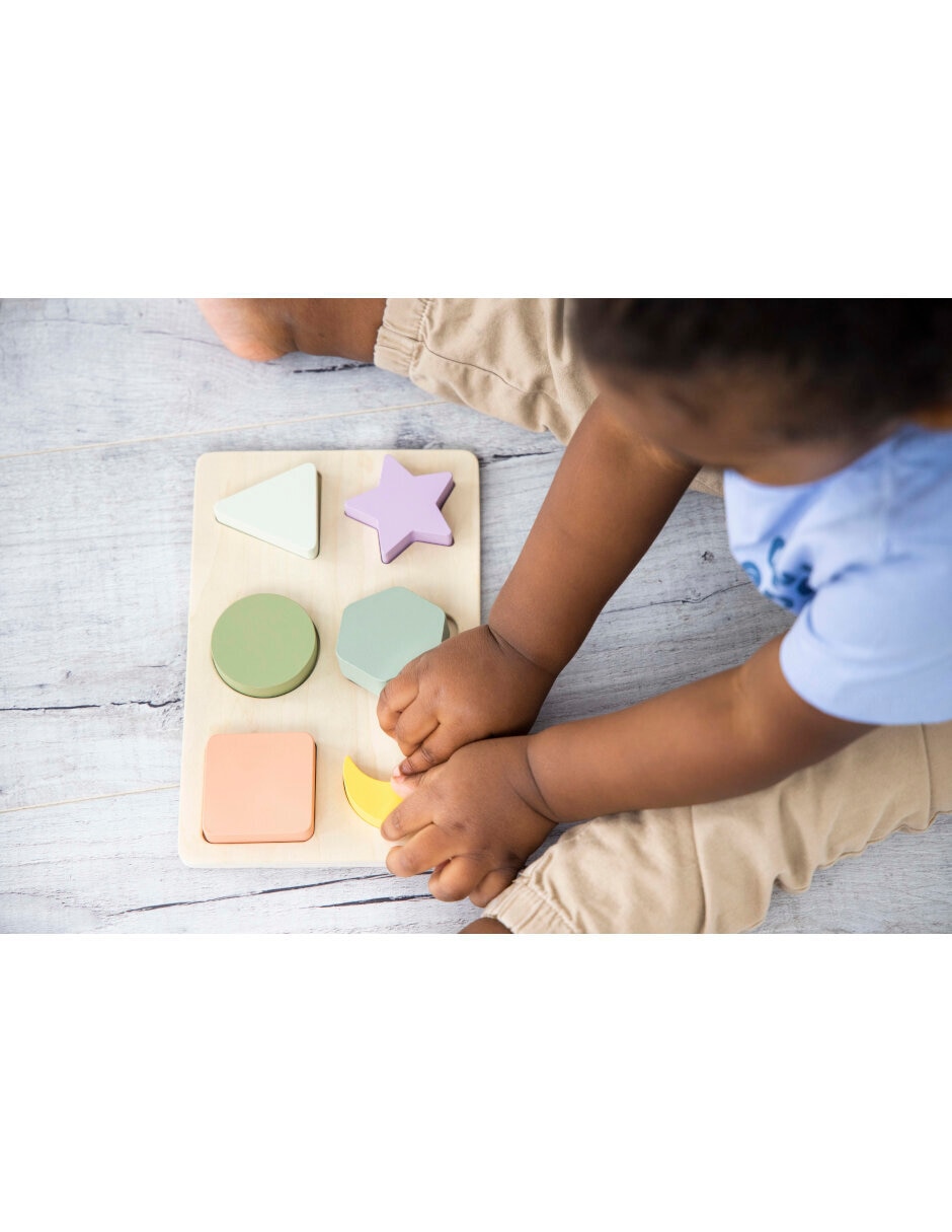 Rompecabezas de Figuras de Madera juego didáctico infantil unisex 14