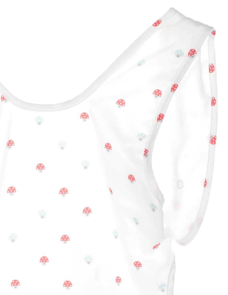 Babero estampado de hongos 3