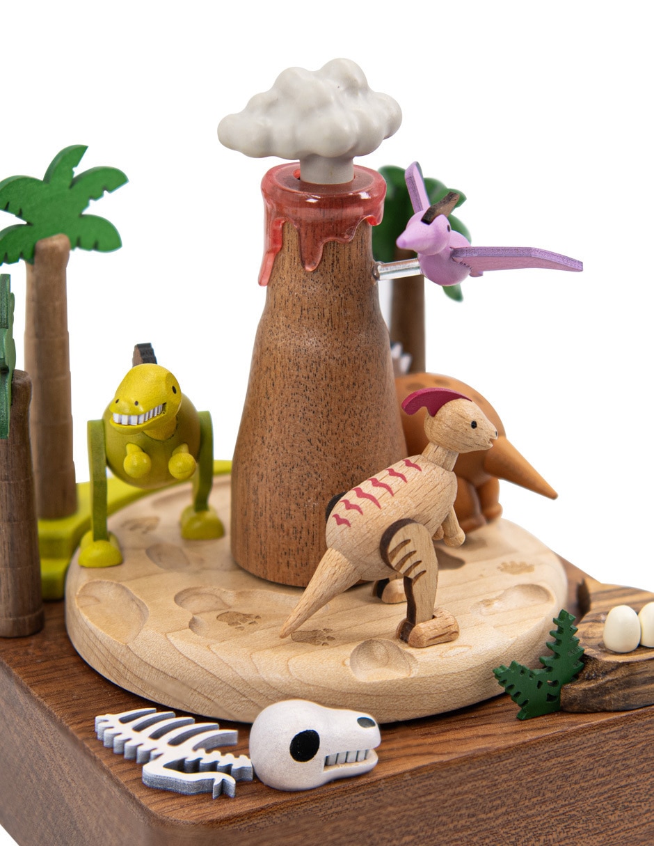 Caja musical Dinosaurios Volcán 2