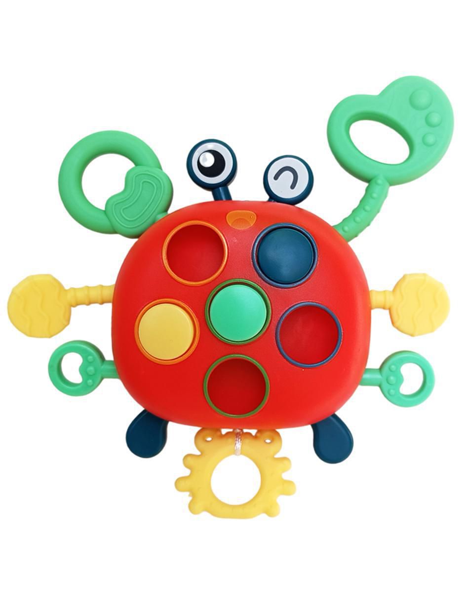 Juguete Cangrejo educativo Montessori para bebé mordedera suave Juguete Cangrejo educativo Montessori para bebé mordedera suave