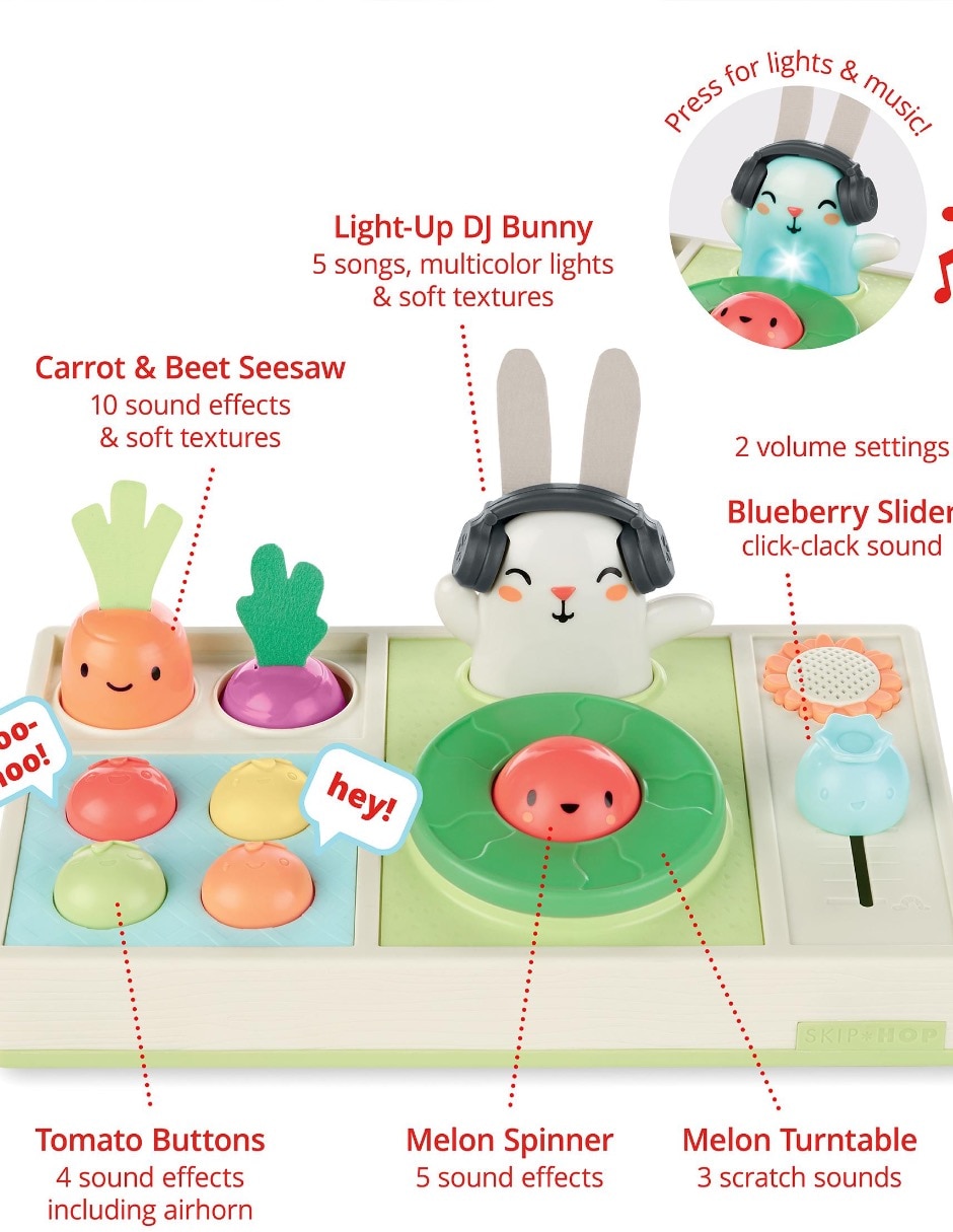 Juguete consola dj beet farmstand 2
