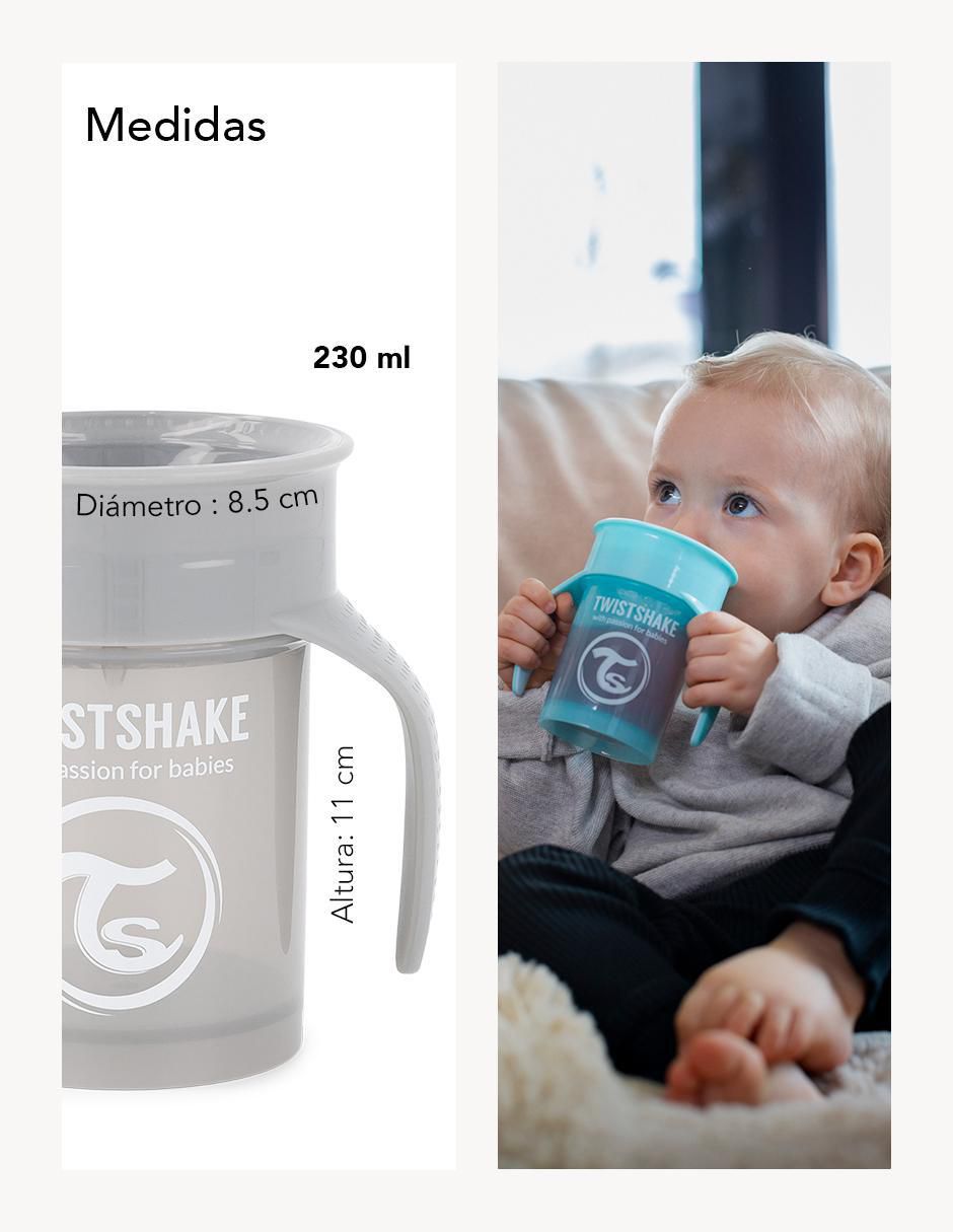 "taza/set de tazas/taza con difusor" infantil twistshake sin temática sin familia  1 pieza "piezas"