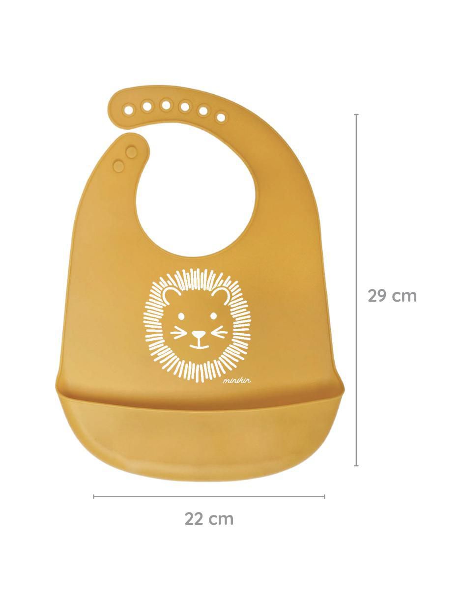 Set babero minikin sin familia o colección sin temática "estampado" gráfico "de" silicón 2 "piezas" (si aplica)