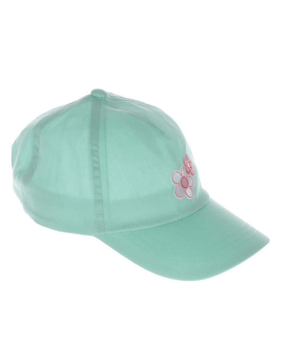 Gorra visera semicurva elástico para bebé niña