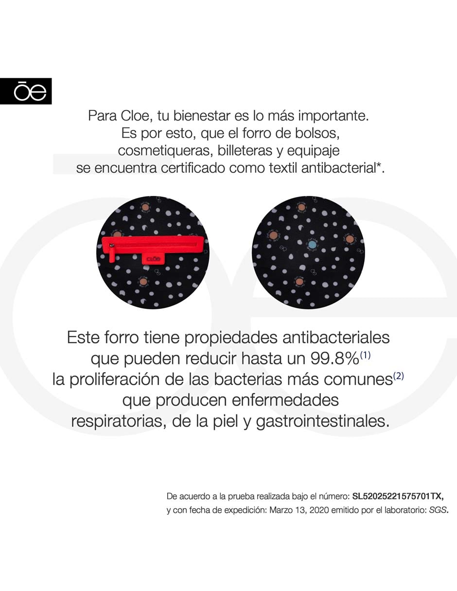 BACKPACK PAÑALERA CLOE 4BLM CLO, NEGROX