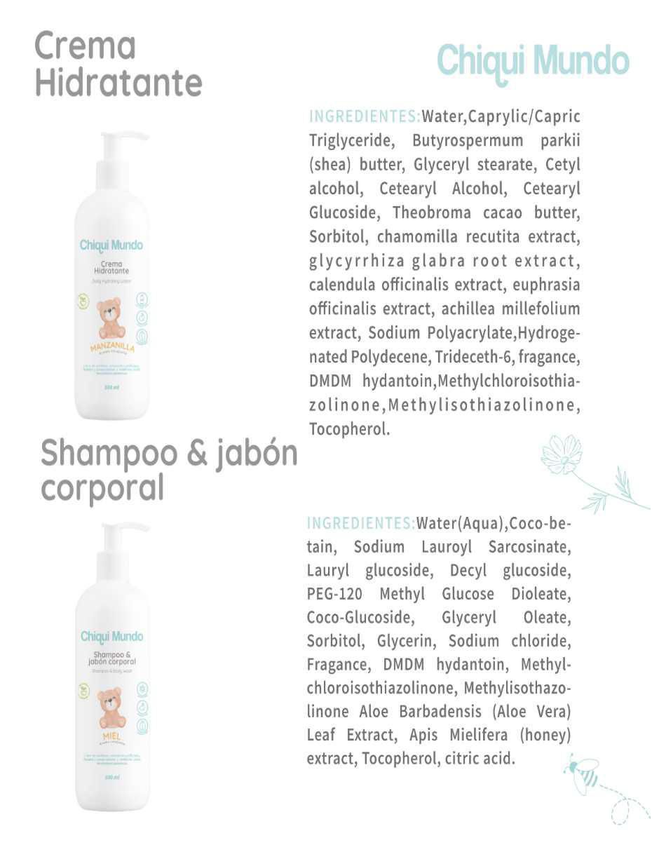 Set de Shampoo + Crema hidratante 2