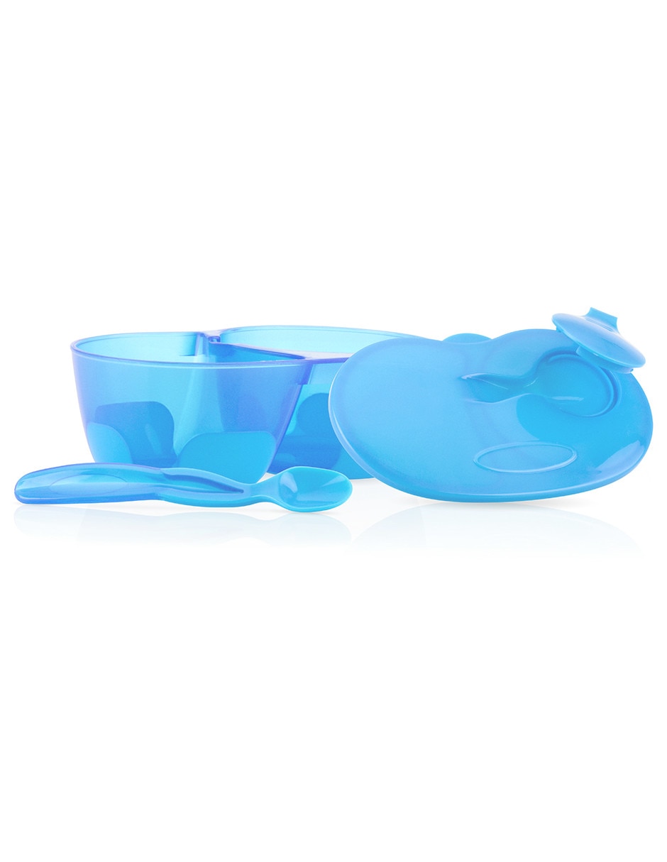 Set bowl Nuby 3 piezas de plástico