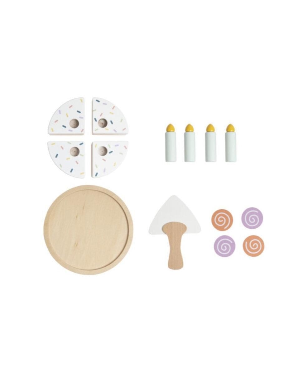 Celebra Con Pastel Juguete De Madera juego didáctico infantil unisex 1