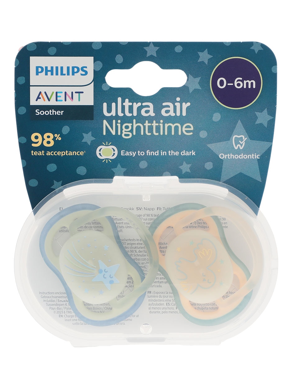 Juego de chupones Ultra Air Nighttime 5