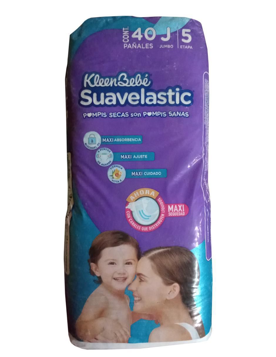 Pañales bebé etapa 5 unisex con 40 piezas 2