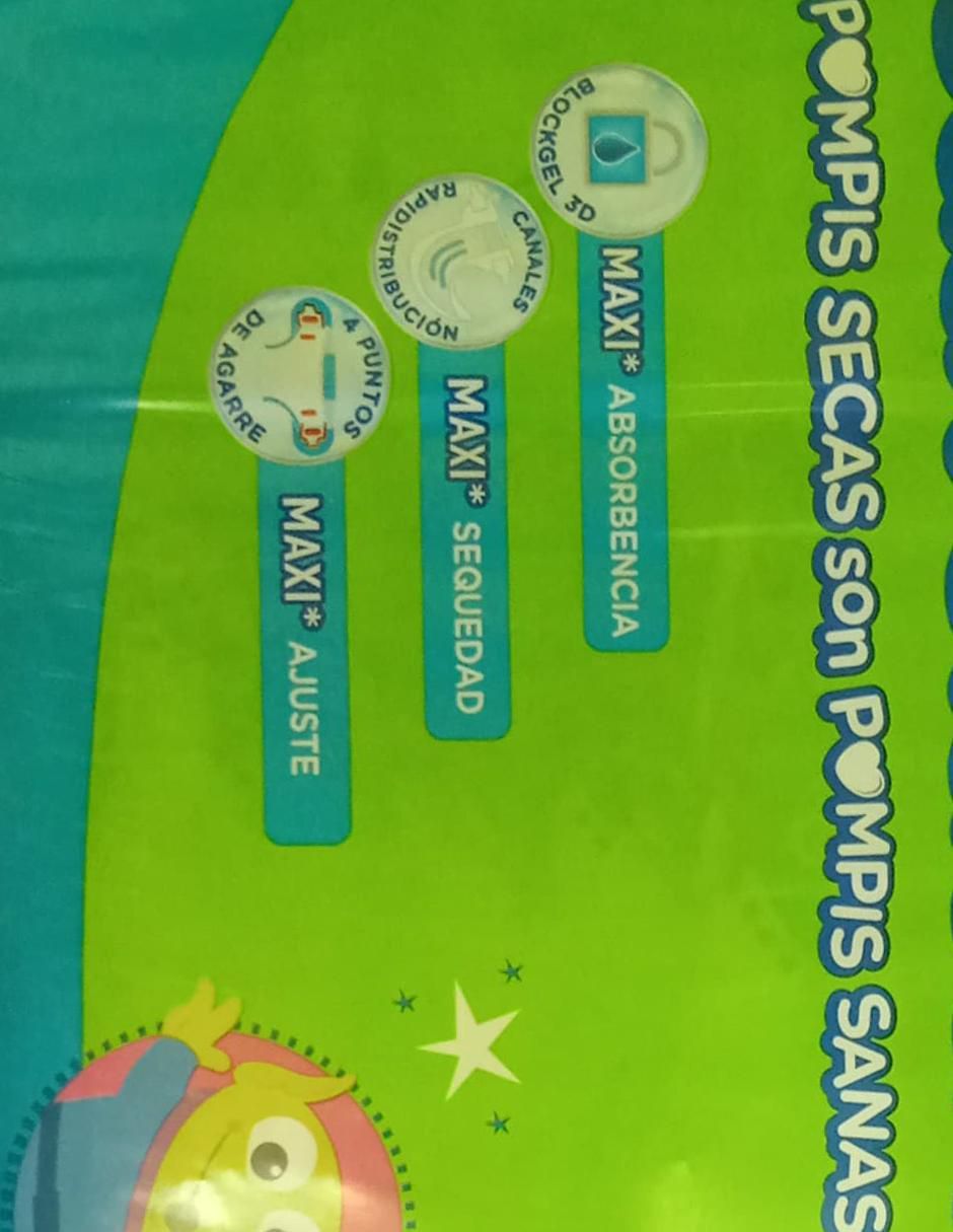 Pañales etapa 4 bebé unisex con 44 piezas 3
