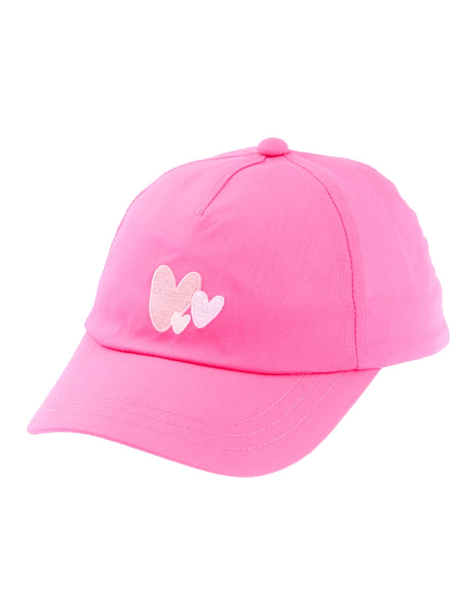 Gorra con visera curva para bebé niña