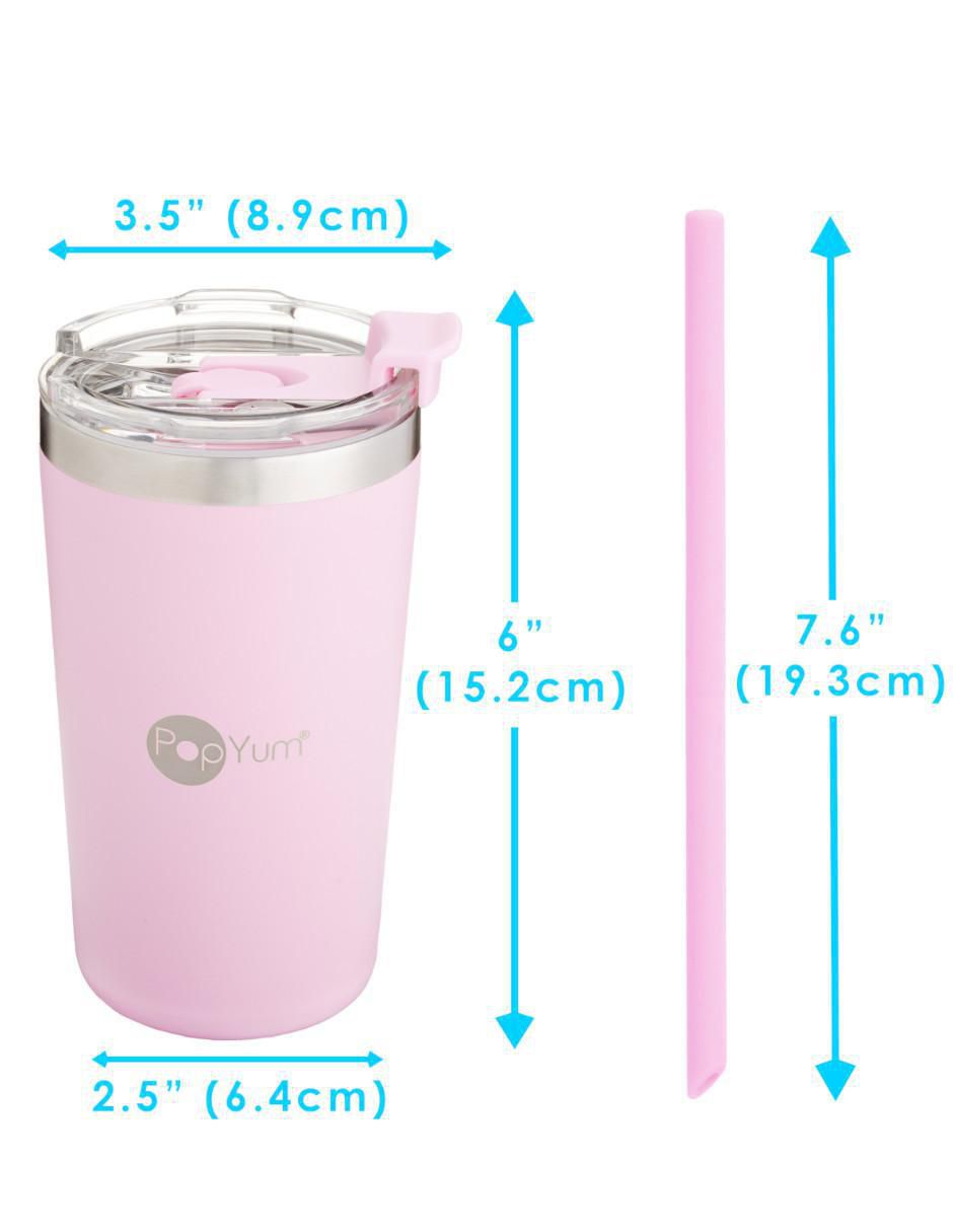 Termo de acero inoxidable con tapa rosca 380 ml 10