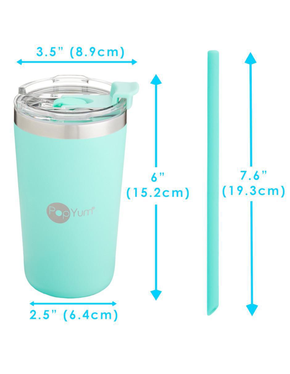 Termo de acero inoxidable con tapa rosca 380 ml 10