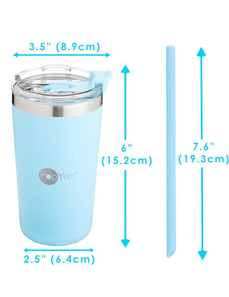 Termo de acero inoxidable con tapa rosca 380 ml 9