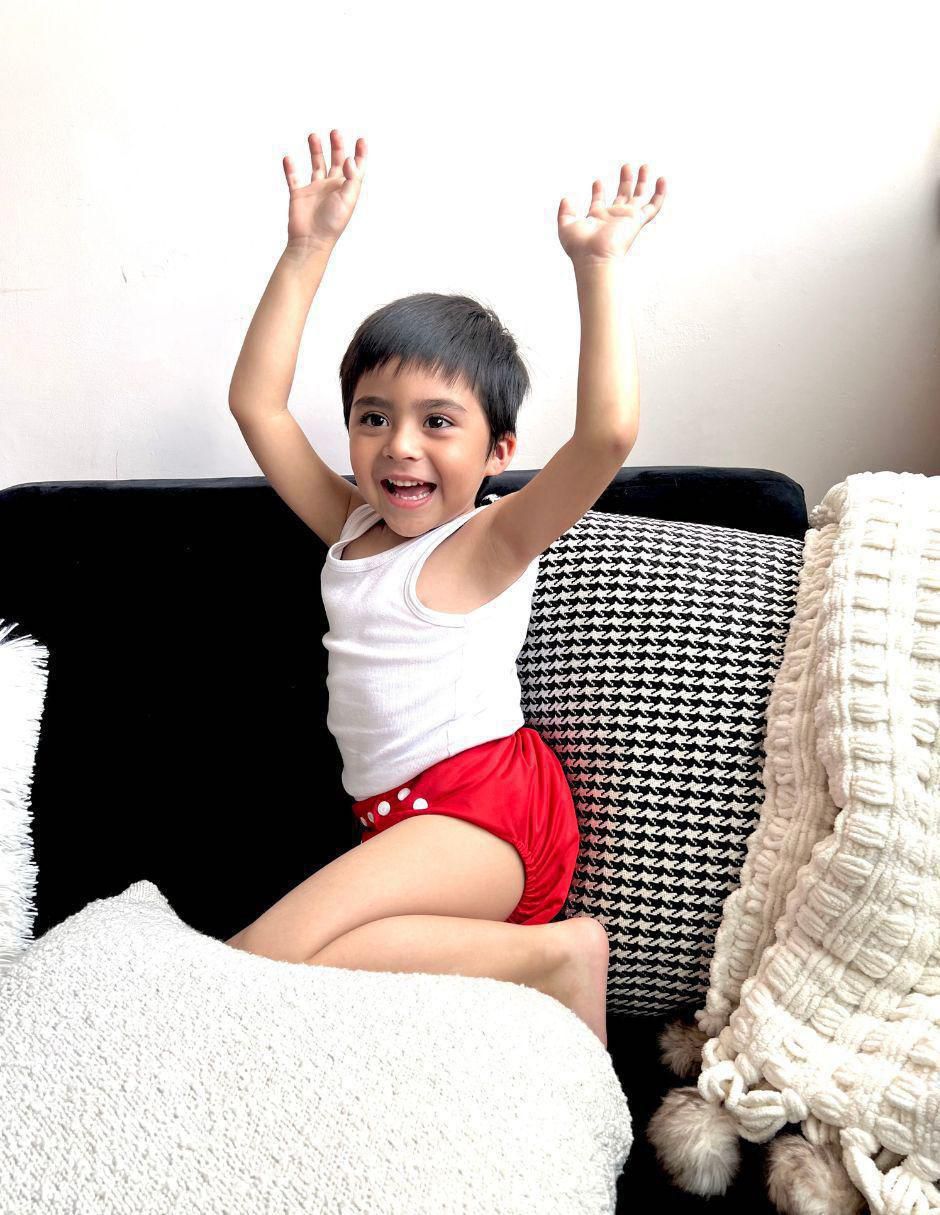 Set pañal ecológico de tela etapa 6 infantil unisex con 5 piezas 3