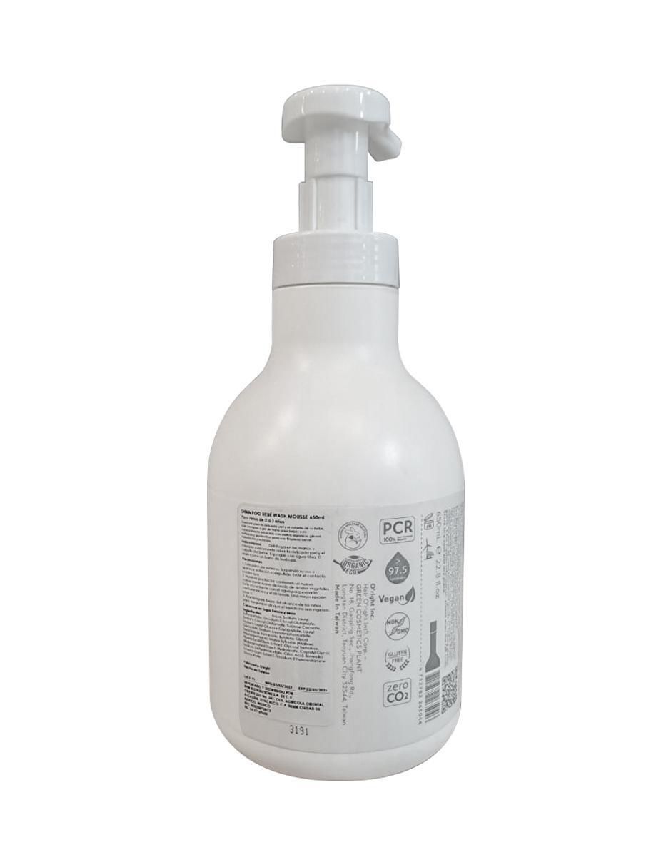 Shampoo hidratante Mallow Baby Shampoo & Wash Mousse Baby 2