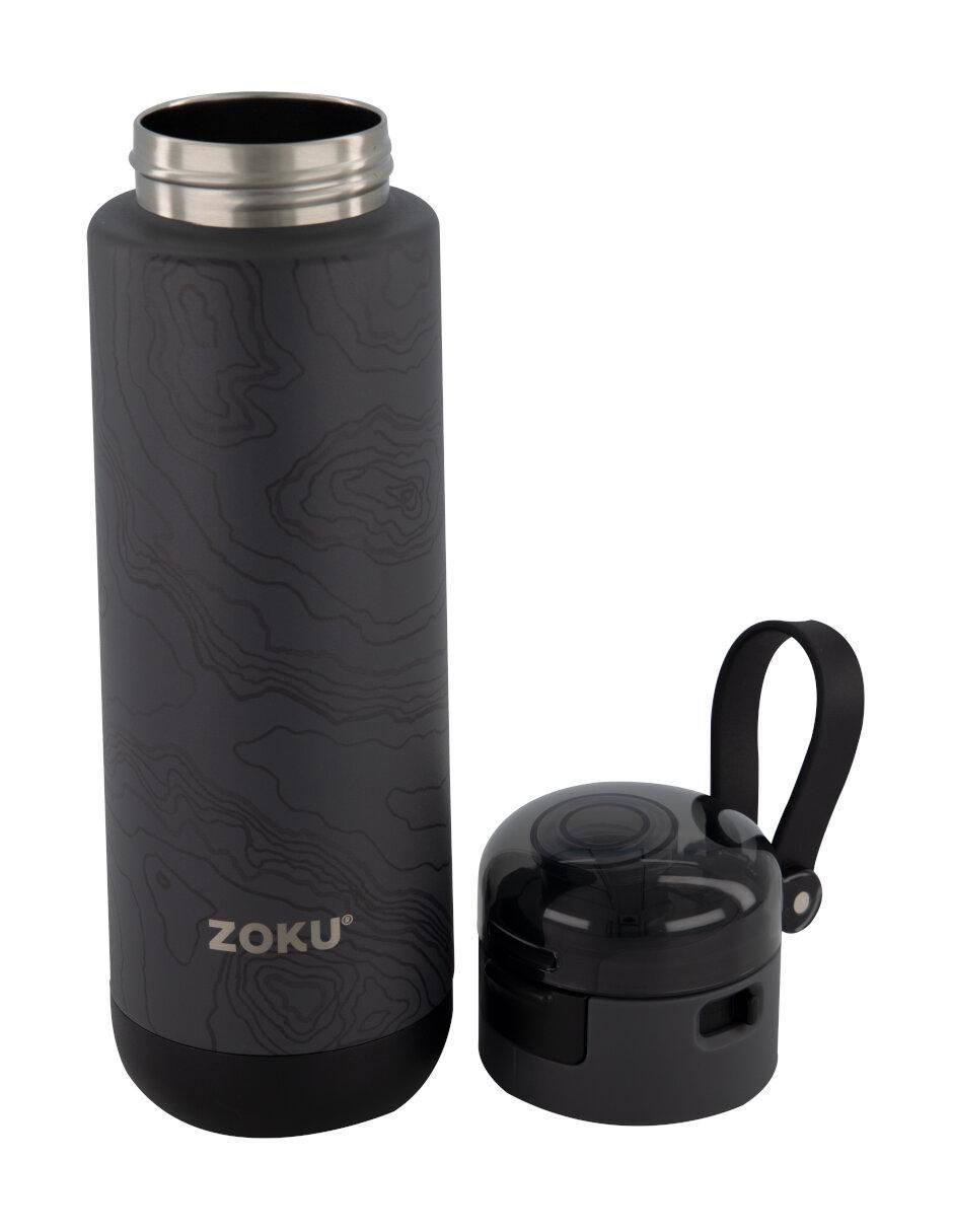 Termo 1 pieza "piezas" zoku "de" acero inoxidable sin familia "con tapa" a presión 532 ml
