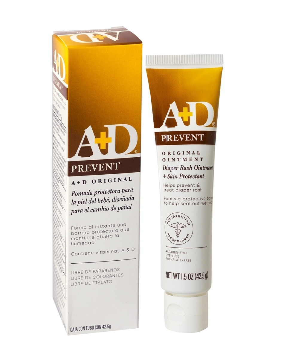 Prevent, Pomada para Prevenir y Calmar Rozaduras para Bebés con Vitaminas A+D, 42.5 gr 1