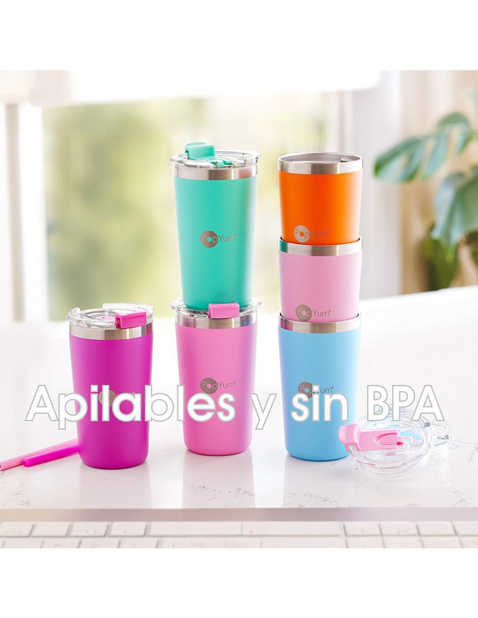 Termo de acero inoxidable con tapa rosca 380 ml 11